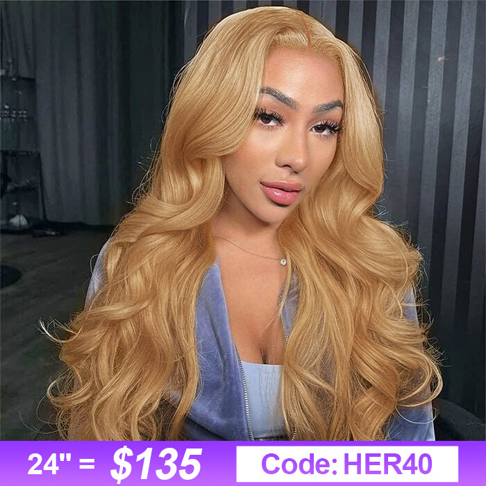 Honey Blonde Wig 27 Honey Blonde Lace Front Human Hair Wigs