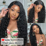 HD Lace Wigs Realistic 13*4 Lace Front Wigs Human Hair Deep Wave Skinlike HD lace Wig with Invisible Bleached Knots Pre Plucked Hairline