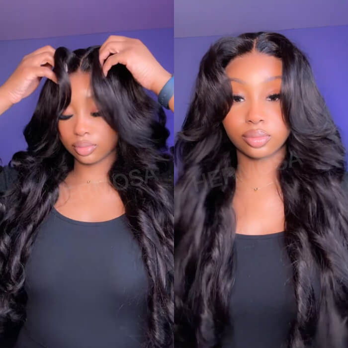 Curtain Bangs Wigs Human Hair Wigs With Curtain Bangs Hermosa Hair