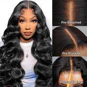 [2Wigs 26inch] Deep Wave & 3D Body Wave Beginner Friendly Glueless Ready To Go Wigs