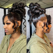 Hermosa Body Wave Invisible-String Snug Fit 360 Lace Frontal Wigs Pre Plucked Undetectable Lace Wigs