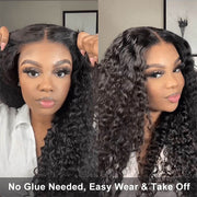 [2Wigs 26inch] Pre-Everything Deep Wave + Straight #1b/27 Highlight Glueless Wig