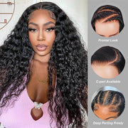 [2Wigs 26inch] Deep Wave & 3D Body Wave Beginner Friendly Glueless Ready To Go Wigs