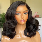 Loose Body Wave Ginger Brown Lace Front Wigs Human Hair Undetectable Transparent Lace Wigs