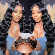 [2Wigs 28inch]  Loose Body Wave & Deep Wave Big Parting HD Lace Ready to Go Glueless Wig