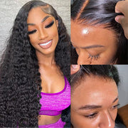 Glueless Wig Deep Wave 8x5 HD Lace Human Hair Pre Plucked & Bleached Ready to Go