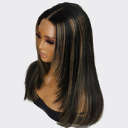 Trendy Layered Cut Straight Wig 13x6 Transparent HD Lace Frontal Wig