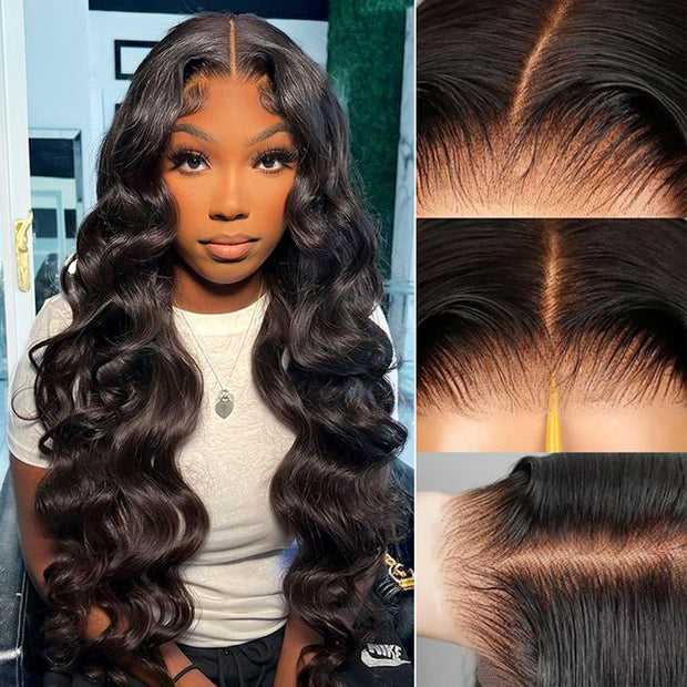 [2Wigs 28inch]  Loose Body Wave & Deep Wave Big Parting HD Lace Ready to Go Glueless Wig