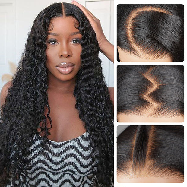 [2Wigs 28inch]  Deep Wave & Silky Straight Super Natural Versatile HD Lace Pre-All Glueless Wig