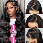 [2Wigs 28inch]  Left C Part Deep Wave & Body Wave Pre Everything Ready to Go Glueless Wigs