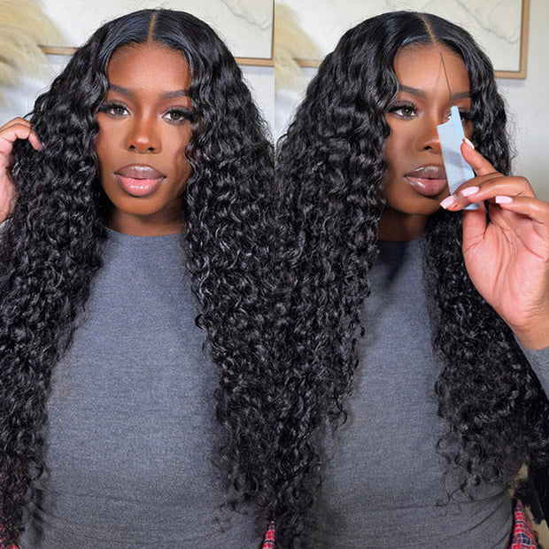 [2Wigs 28inch]  Loose Body Wave & Deep Wave Big Parting HD Lace Ready to Go Glueless Wig