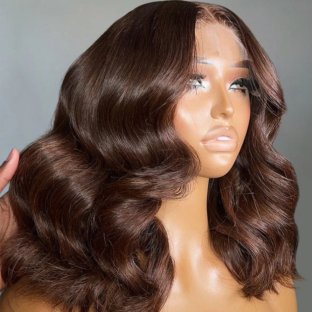 Salon-Quality Loose Body Wave Short Wigs Glueless HD Lace Human Hair Pre Plucked & Bleached Put On Go