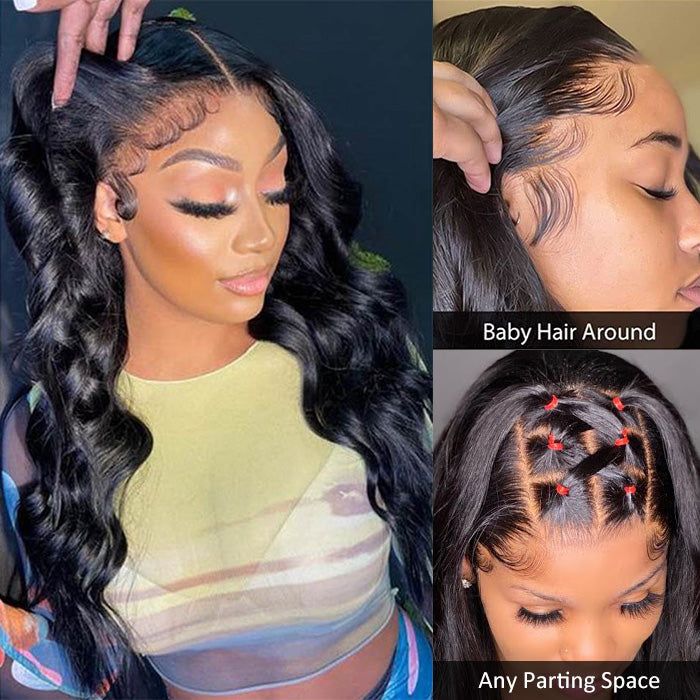 LOT 0794 shops ❤️NEW ❤️100% Human Hair HD Lace Front Wig 26” ❤️