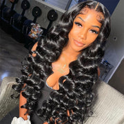 [2Wigs 28inch]  Silky Straight & Loose Wave Ready To Go Pre Cut Lace Bleached Knots Glueless Wigs