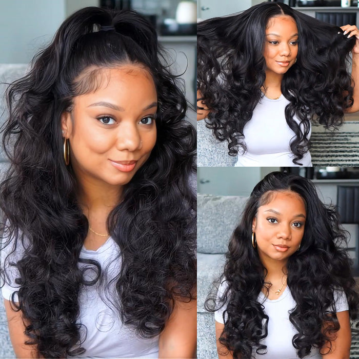 28 inch Body authentic wave Human hair lace front