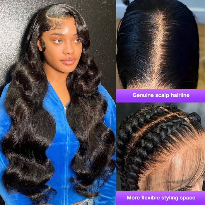 ❤️❤️NEW 100% Human hair buy Lace front 24