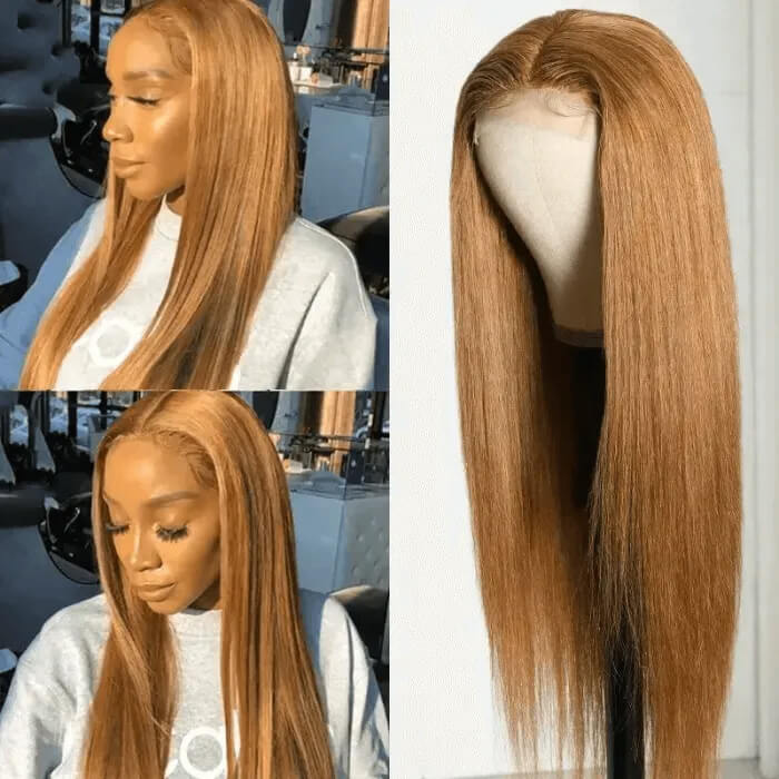 30 inch beautiful authentic long h.d wig blonde