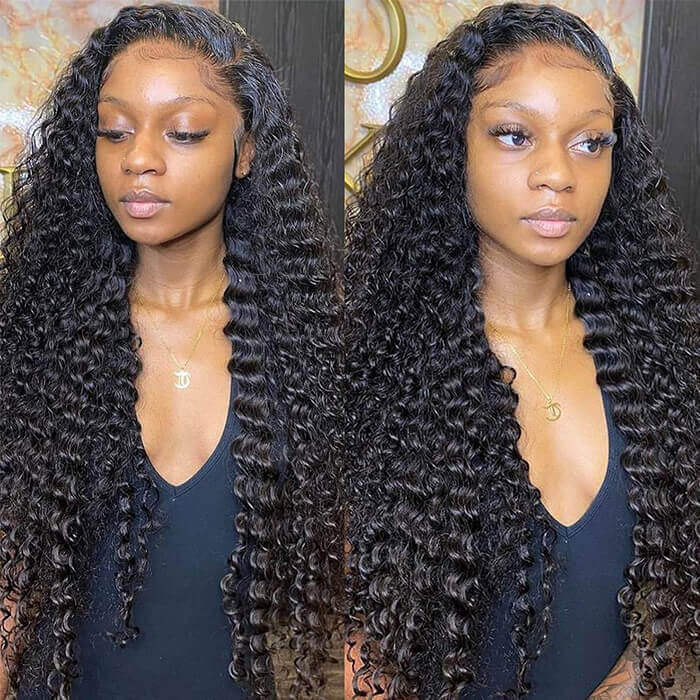 30 Inch Wig | Straight/Body Wave/Deep Wave/Curly Human Hair Wig ...