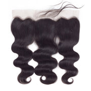 Brazilian Body Wave 4 Bundles with 13*4 Lace Frontal Virgin Human Hair