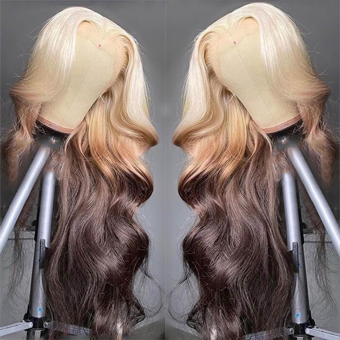 SPLIT DYE hotsell 2 tone Gorgeous Lace Front Wig